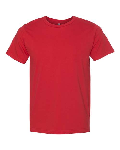 Bayside 5000 USA-Made Ringspun Unisex T-Shirt - Red - HIT a Double