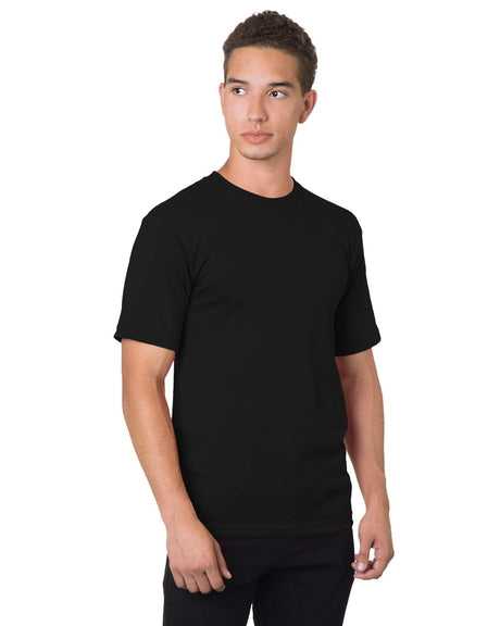 Bayside 5040 USA-Made 100% Cotton Short Sleeve T-Shirt - Black - HIT a Double