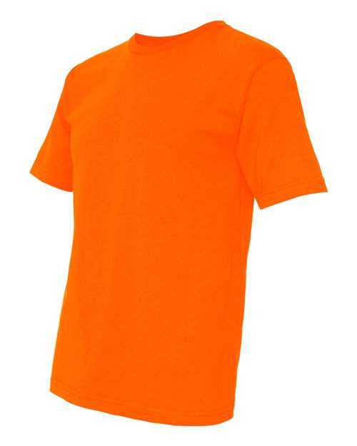 Bayside 5040 USA-Made 100% Cotton Short Sleeve T-Shirt - Bright Orange - HIT a Double