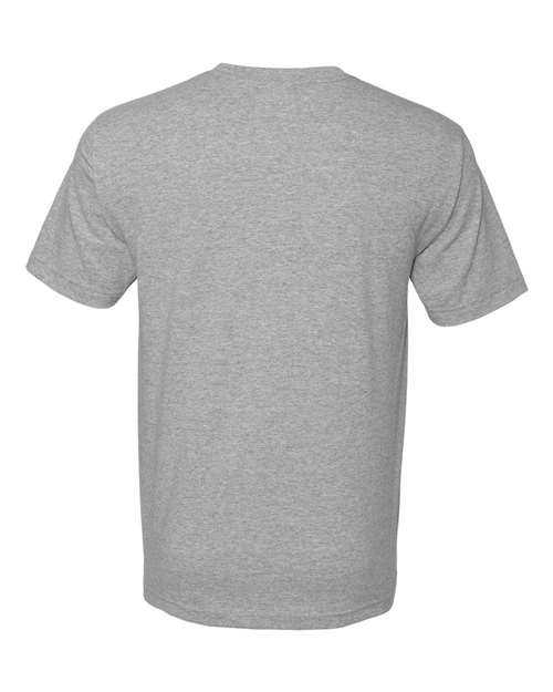 Bayside 5040 USA-Made 100% Cotton Short Sleeve T-Shirt - Dark Ash - HIT a Double