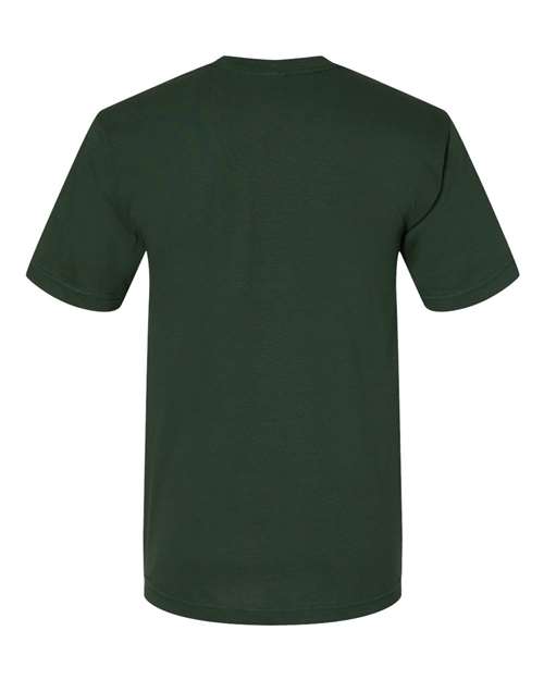 Bayside 5040 USA-Made 100% Cotton Short Sleeve T-Shirt - Hunter Green - HIT a Double