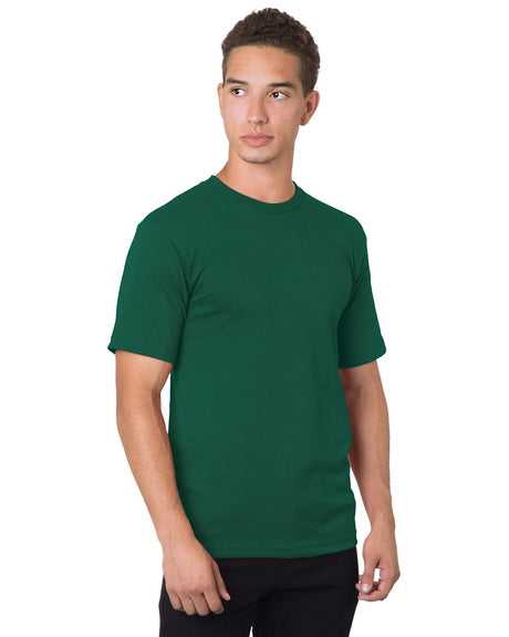 Bayside 5040 USA-Made 100% Cotton Short Sleeve T-Shirt - Hunter Green - HIT a Double