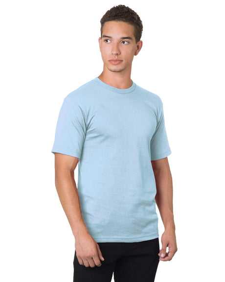 Bayside 5040 USA-Made 100% Cotton Short Sleeve T-Shirt - Light Blue - HIT a Double