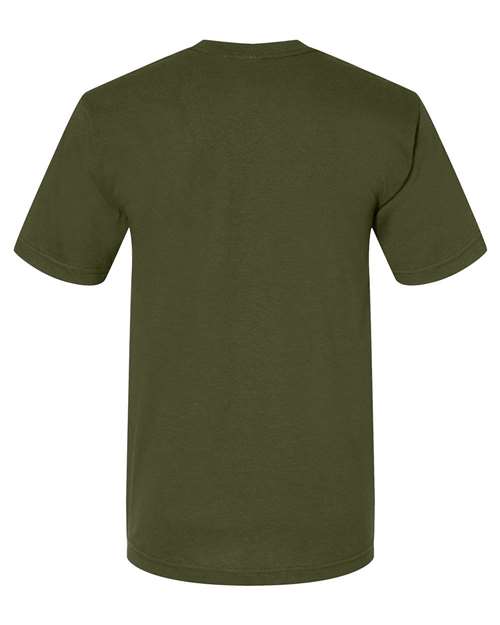 Bayside 5040 USA-Made 100% Cotton Short Sleeve T-Shirt - Olive - HIT a Double