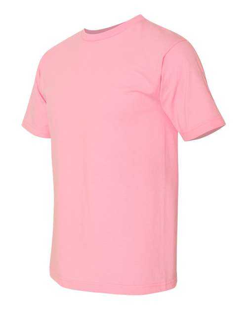 Bayside 5040 USA-Made 100% Cotton Short Sleeve T-Shirt - Pink - HIT a Double