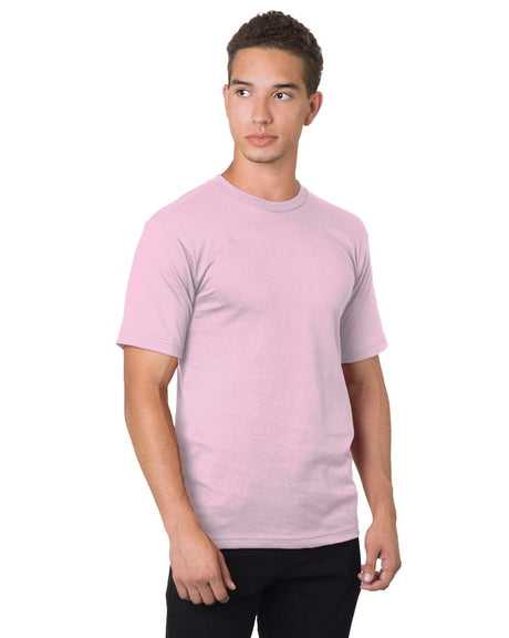Bayside 5040 USA-Made 100% Cotton Short Sleeve T-Shirt - Pink - HIT a Double