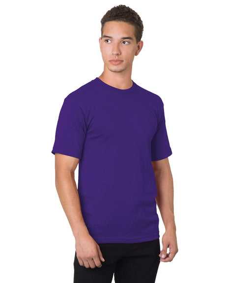 Bayside 5040 USA-Made 100% Cotton Short Sleeve T-Shirt - Purple - HIT a Double