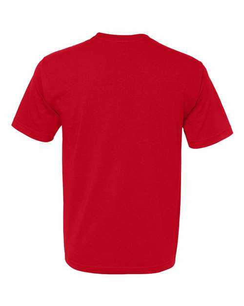 Bayside 5040 USA-Made 100% Cotton Short Sleeve T-Shirt - Red - HIT a Double