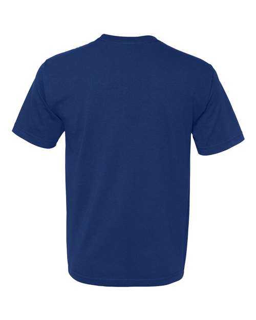Bayside 5040 USA-Made 100% Cotton Short Sleeve T-Shirt - Royal - HIT a Double