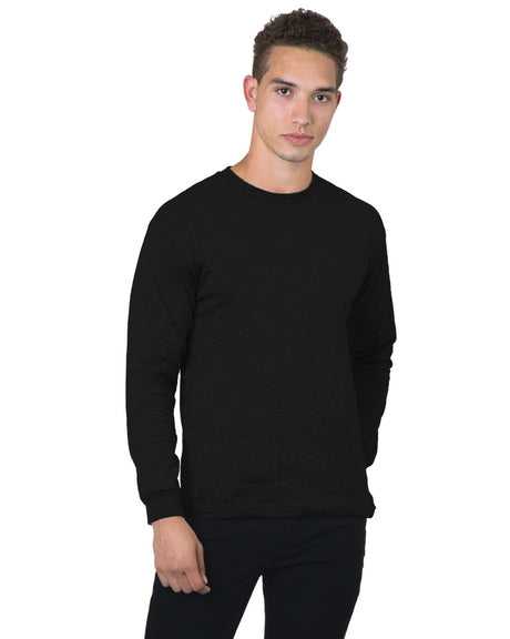 Bayside 5060 USA-Made 100% Cotton Long Sleeve T-Shirt - Black - HIT a Double