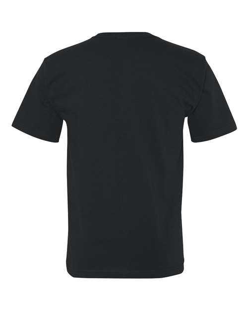 Bayside 5070 USA-Made Short Sleeve T-Shirt With a Pocket - Black - HIT a Double