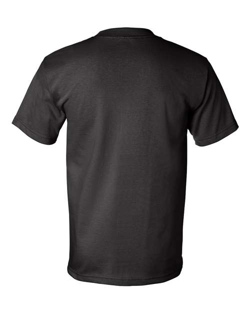 Bayside 5100 USA-Made Short Sleeve T-Shirt - Black - HIT a Double