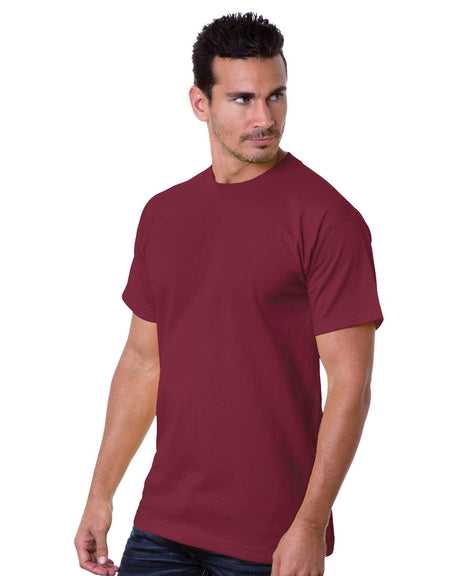 Bayside 5100 USA-Made Short Sleeve T-Shirt - Burgundy - HIT a Double