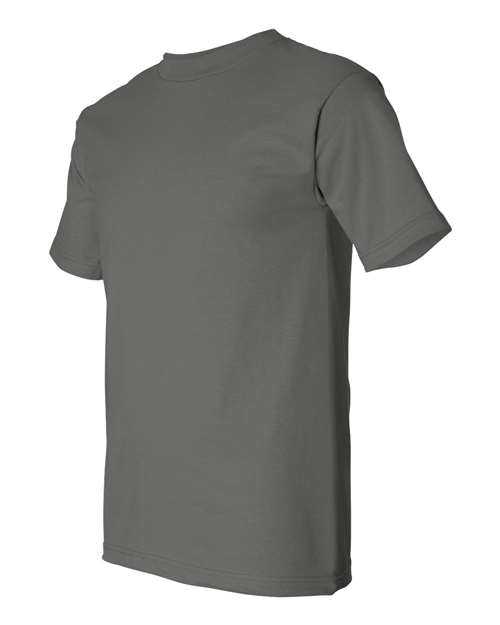 Bayside 5100 USA-Made Short Sleeve T-Shirt - Charcoal - HIT a Double