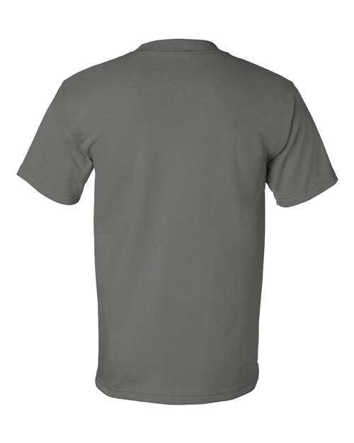 Bayside 5100 USA-Made Short Sleeve T-Shirt - Charcoal - HIT a Double