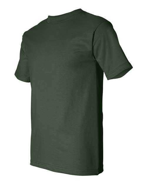 Bayside 5100 USA-Made Short Sleeve T-Shirt - Forest Green - HIT a Double