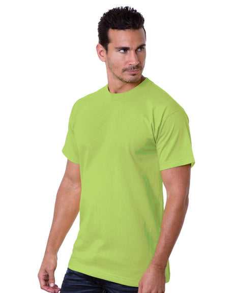 Bayside 5100 USA-Made Short Sleeve T-Shirt - Lime Green - HIT a Double