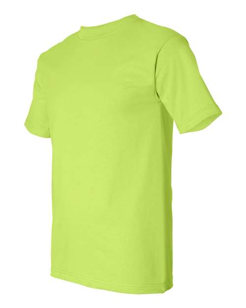 Bayside 5100 USA-Made Short Sleeve T-Shirt - Lime Green - HIT a Double