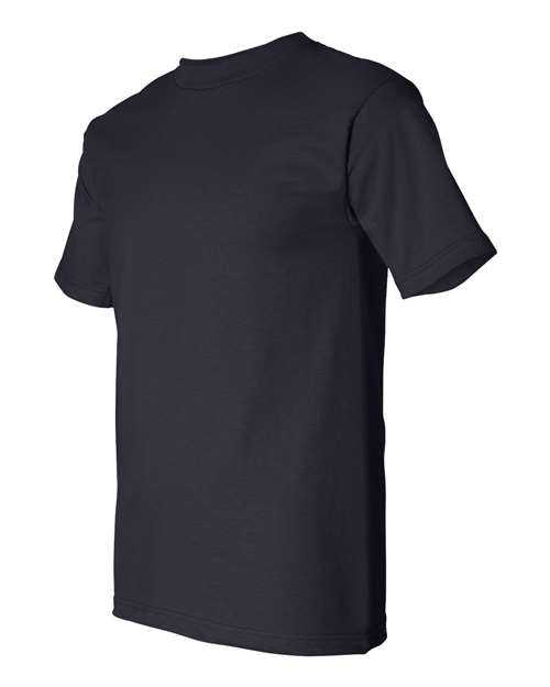 Bayside 5100 USA-Made Short Sleeve T-Shirt - Navy - HIT a Double