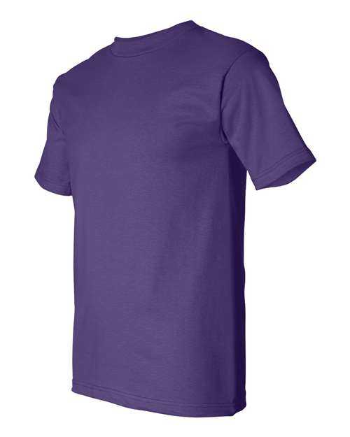 Bayside 5100 USA-Made Short Sleeve T-Shirt - Purple - HIT a Double