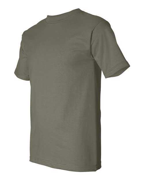 Bayside 5100 USA-Made Short Sleeve T-Shirt - Safari - HIT a Double