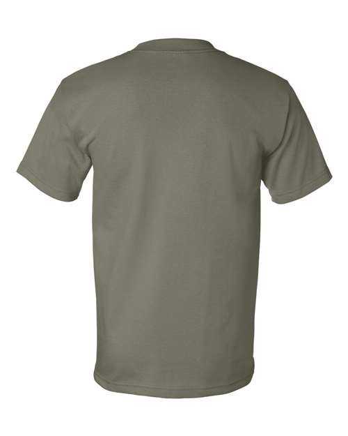 Bayside 5100 USA-Made Short Sleeve T-Shirt - Safari - HIT a Double