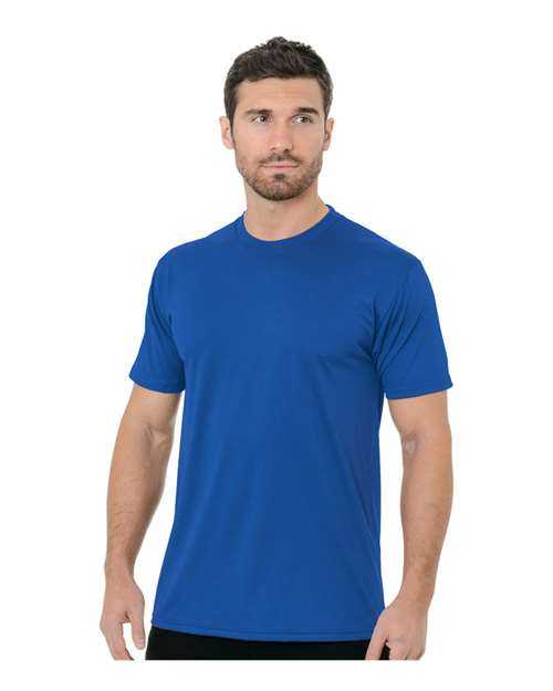 Bayside 5300 USA-Made Performance T-Shirt - Royal Blue - HIT a Double