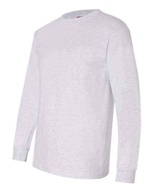 Bayside 6100 USA-Made Long Sleeve T-Shirt - Ash - HIT a Double
