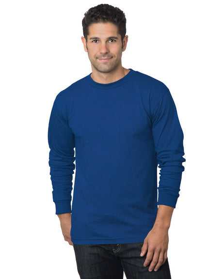 Bayside 6100 USA-Made Long Sleeve T-Shirt - Royal Blue - HIT a Double