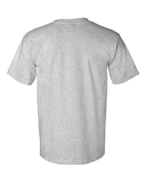 Bayside 7100 USA-Made Short Sleeve T-Shirt with a Pocket - Dark Ash - HIT a Double