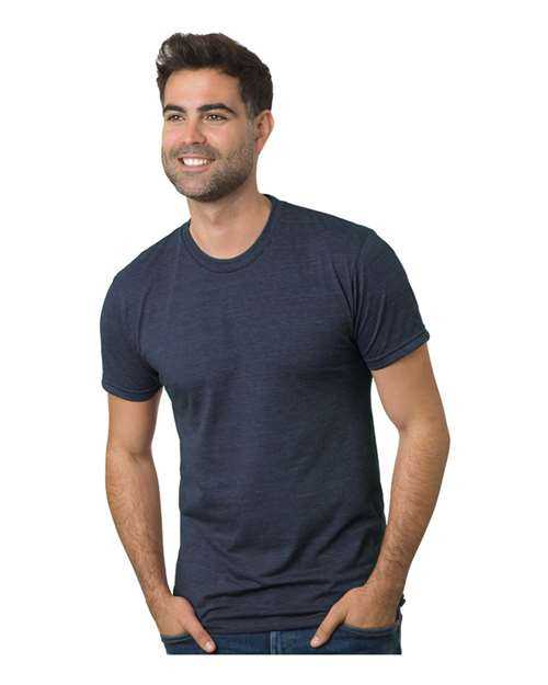 Bayside 9570 Triblend Tee - Tri Navy - HIT a Double