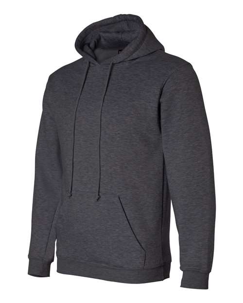 Bayside 960 USA-Made Hooded Sweatshirt - Charcoal Heather - HIT a Double