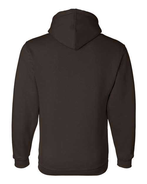 Bayside 960 USA-Made Hooded Sweatshirt - Chocolate - HIT a Double