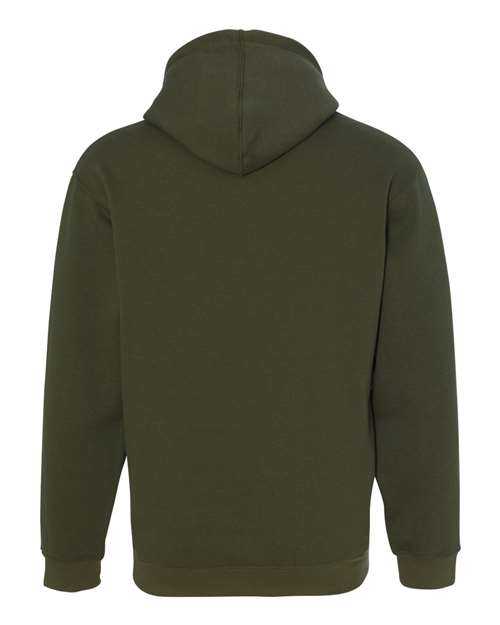 Bayside 960 USA-Made Hooded Sweatshirt - Olive - HIT a Double