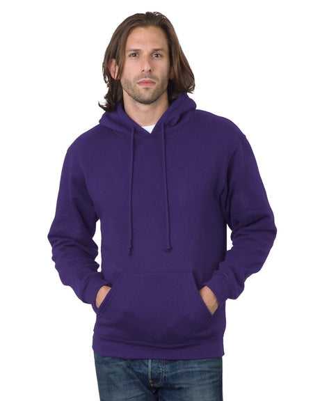 Bayside 960 USA-Made Hooded Sweatshirt - Purple - HIT a Double