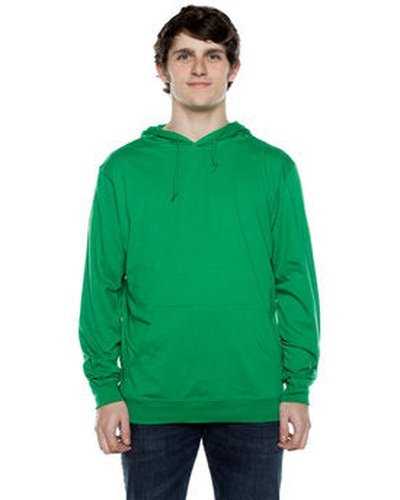 Beimar AHJ701 Unisex 45 oz Long-Sleeve Jersey Hooded T-Shirt - Kelly Green - HIT a Double