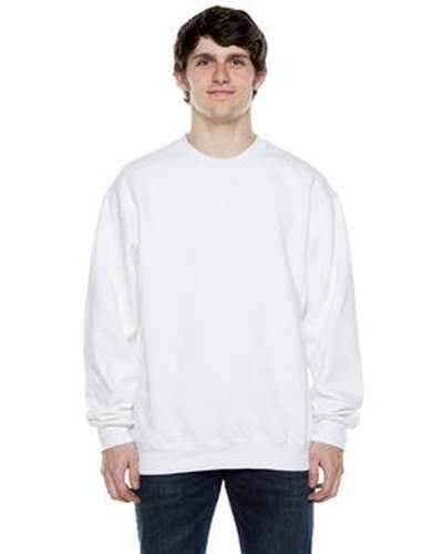 Beimar F100 Unisex 10 oz 80 20 Cotton Poly Crew Neck Sweatshirt - White - HIT a Double