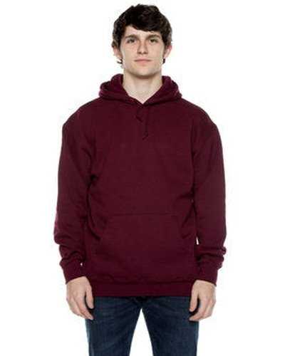 Beimar F102R Unisex 10 oz 80 20 Cotton Poly Exclusive Hooded Sweatshirt - Maroon - HIT a Double