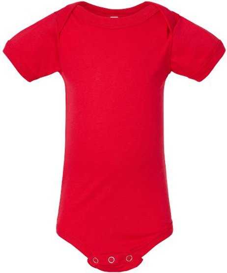 Bella + Canvas 100B Infant Jersey One Piece - Red - HIT a Double - 1