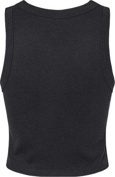 Bella + Canvas 1019 Women&#39;s Micro Rib Racer Tank - Solid Black Blend - HIT a Double - 5