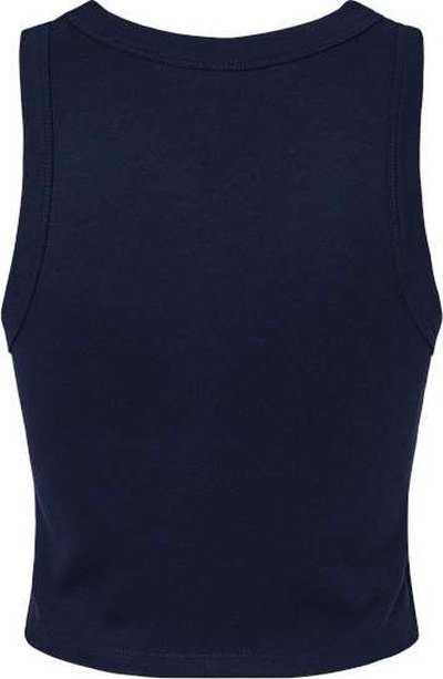 Bella + Canvas 1019 Women&#39;s Micro Rib Racer Tank - Solid Navy Blend - HIT a Double - 5