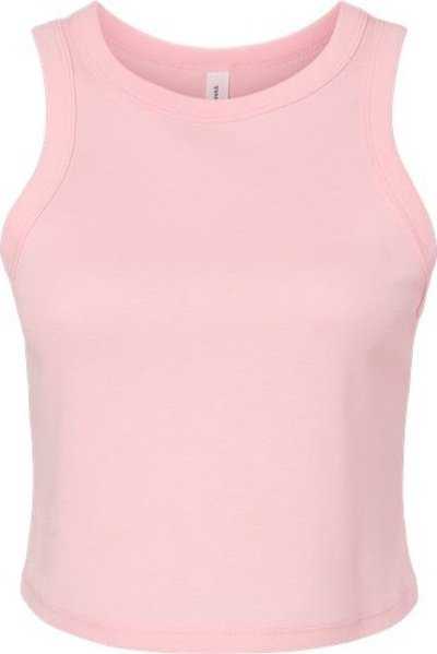Bella + Canvas 1019 Women&#39;s Micro Rib Racer Tank - Solid Pink Blend - HIT a Double - 1