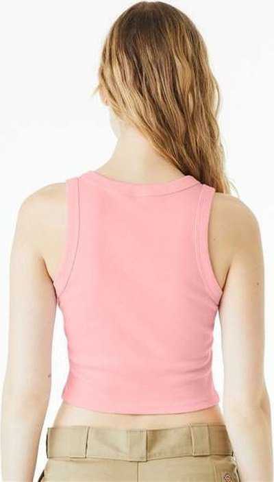 Bella + Canvas 1019 Women&#39;s Micro Rib Racer Tank - Solid Pink Blend - HIT a Double - 4
