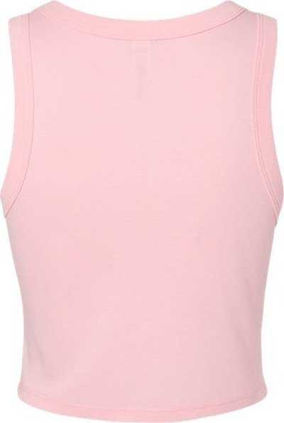 Bella + Canvas 1019 Women&#39;s Micro Rib Racer Tank - Solid Pink Blend - HIT a Double - 5
