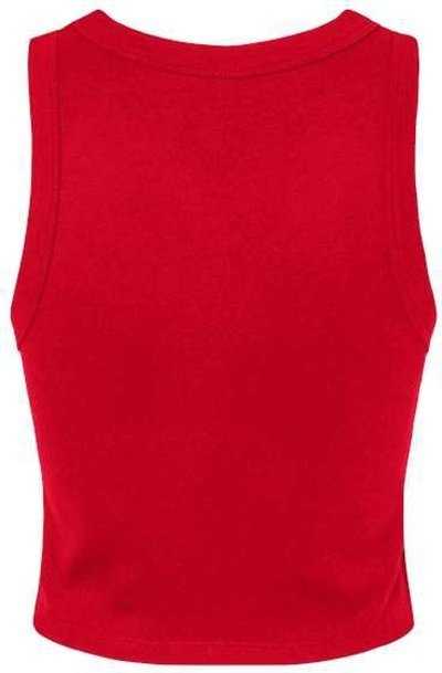 Bella + Canvas 1019 Women&#39;s Micro Rib Racer Tank - Solid Red Blend - HIT a Double - 5