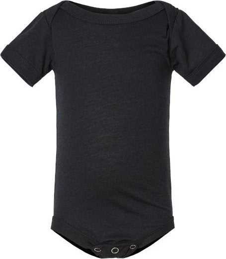 Bella + Canvas 134B Infant Triblend Short Sleeve One Piece - Solid Black Triblend - HIT a Double - 1