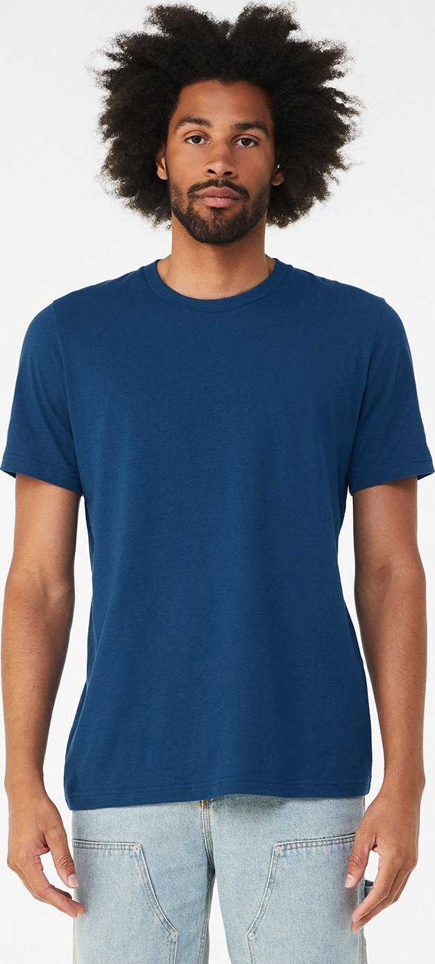 Bella + Canvas 3001C Unisex Jersey T-Shirt - COOL BLUE - HIT a Double - 1