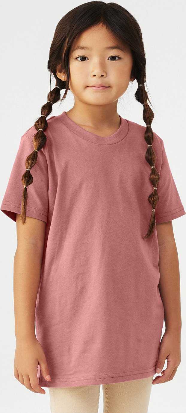 Bella + Canvas 3001Y Youth Jersey T-Shirt - MAUVE - HIT a Double - 1
