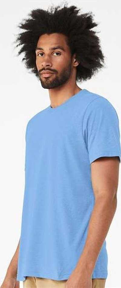 Bella + Canvas 3413 Triblend Tee - Solid Carolina Blue Triblend - HIT a Double - 3