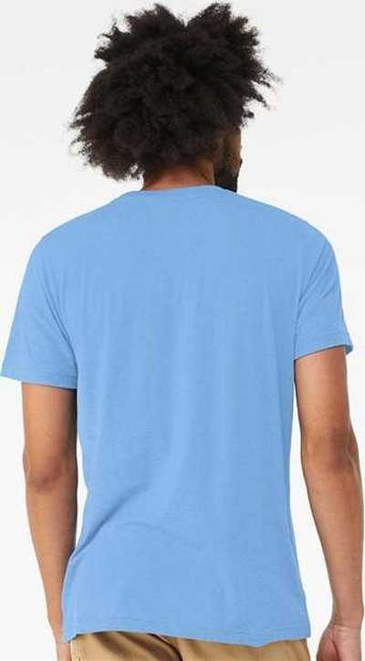 Bella + Canvas 3413 Triblend Tee - Solid Carolina Blue Triblend - HIT a Double - 4